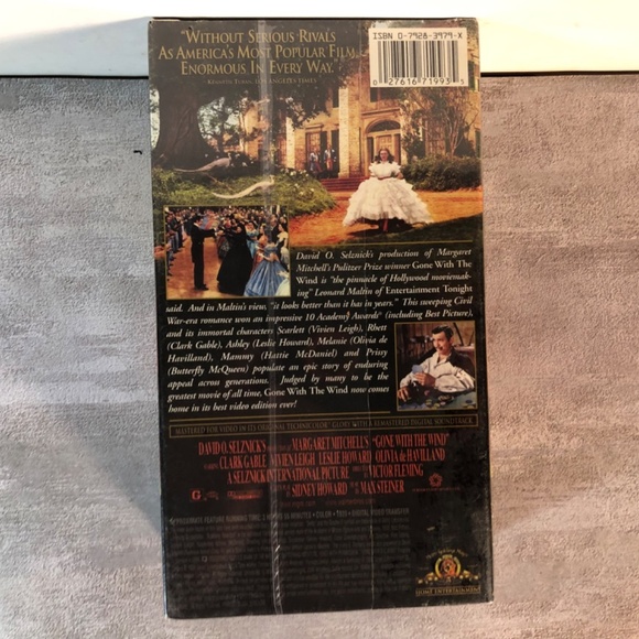 Gone With the Wind VHS Tapes 1998 MGM Factory Sealed Double Cassette Remastered - Picture 5 of 9